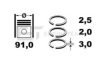 HYUNDAI 230404A920 Piston Ring Kit